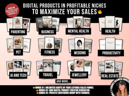 Unlock Over 30 Million Digital Products with Our Bestselling Canva Digital Products Library—Master Resale Rights (MRR) & Private Label Rights (PLR) to Drive Passive Income on Etsy!