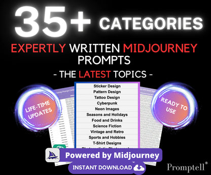 10000+ Midjourney Prompts with Resell Rights | PLR Bundle Lot | Content Ideas | AI Image Prompts | Ready to Sell, Copy & Paste,Business Idea