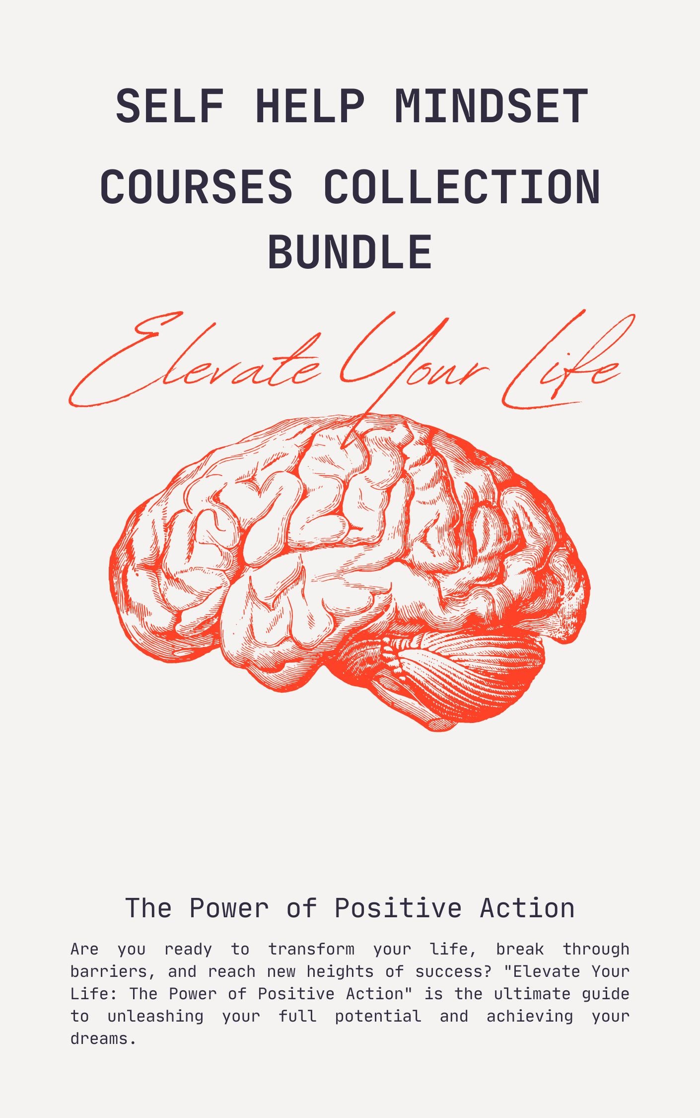 SELF HELP MINDSET Courses Collection Bundle