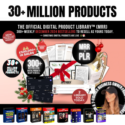 Unlock Over 30 Million Digital Products with Our Bestselling Canva Digital Products Library—Master Resale Rights (MRR) & Private Label Rights (PLR) to Drive Passive Income on Etsy!